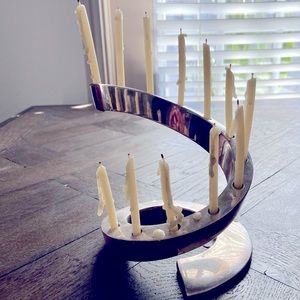 Vintage DANSK spiral candle holder